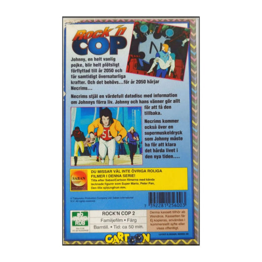 Mirai Keisatsu Urashiman (1983) Rock N Cop 2 Data Äventyr