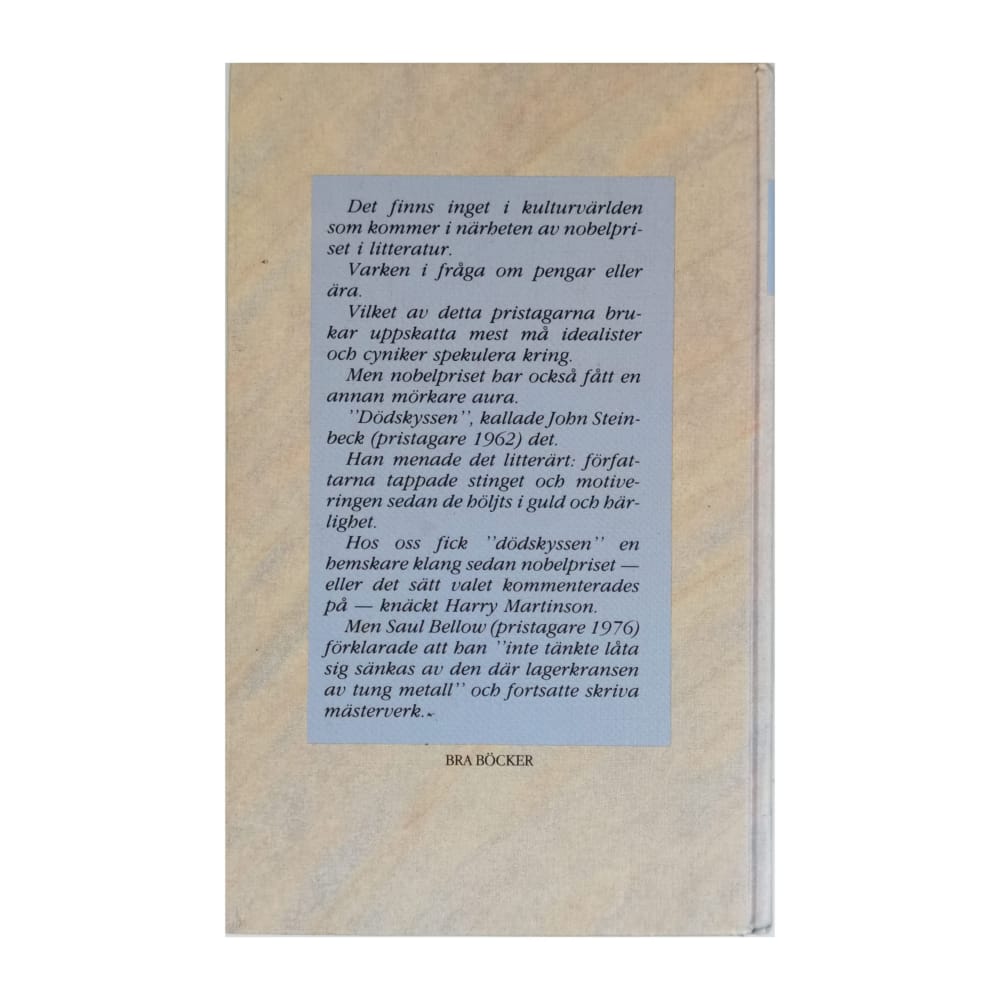 Helmer Lång: De Litterära Nobelprisen 1901-1983