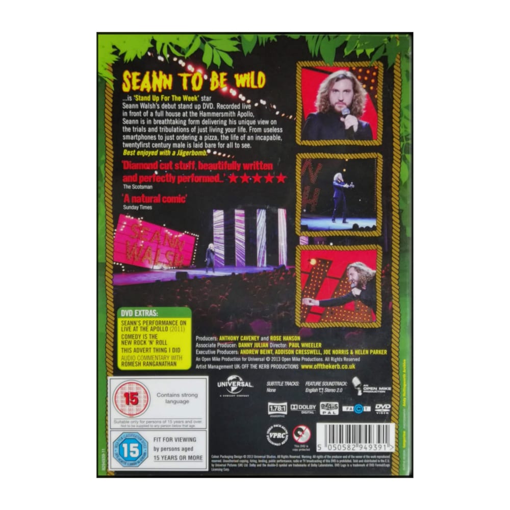 Seann Walsh: Seann To Be Wild Live