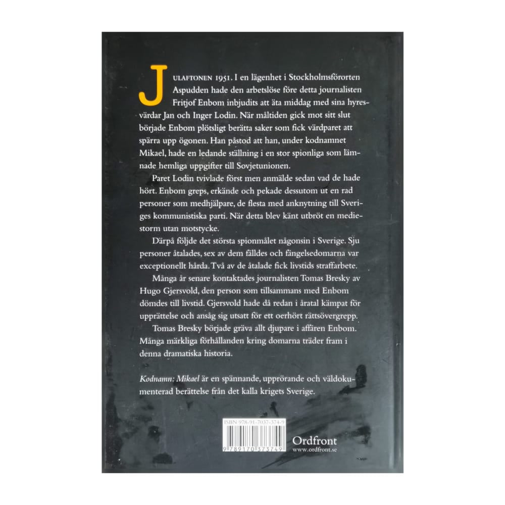Tomas Bresky: Kodnamn Mikael – Spionaffären Enbom Och Kalla Kriget