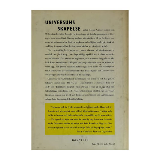 George Gamow: Universums Skapelse