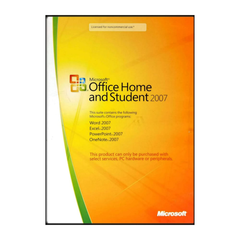 Microsoft Office Home And Student 2007