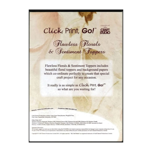 My Craft Studio: Flawless Florals & Sentiment Toppers