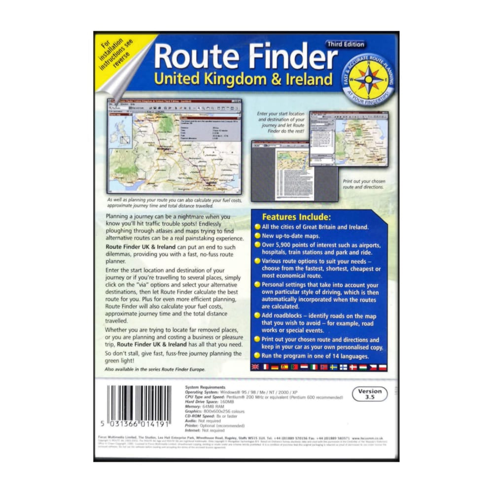 Route Finder: United Kingdom & Ireland 3