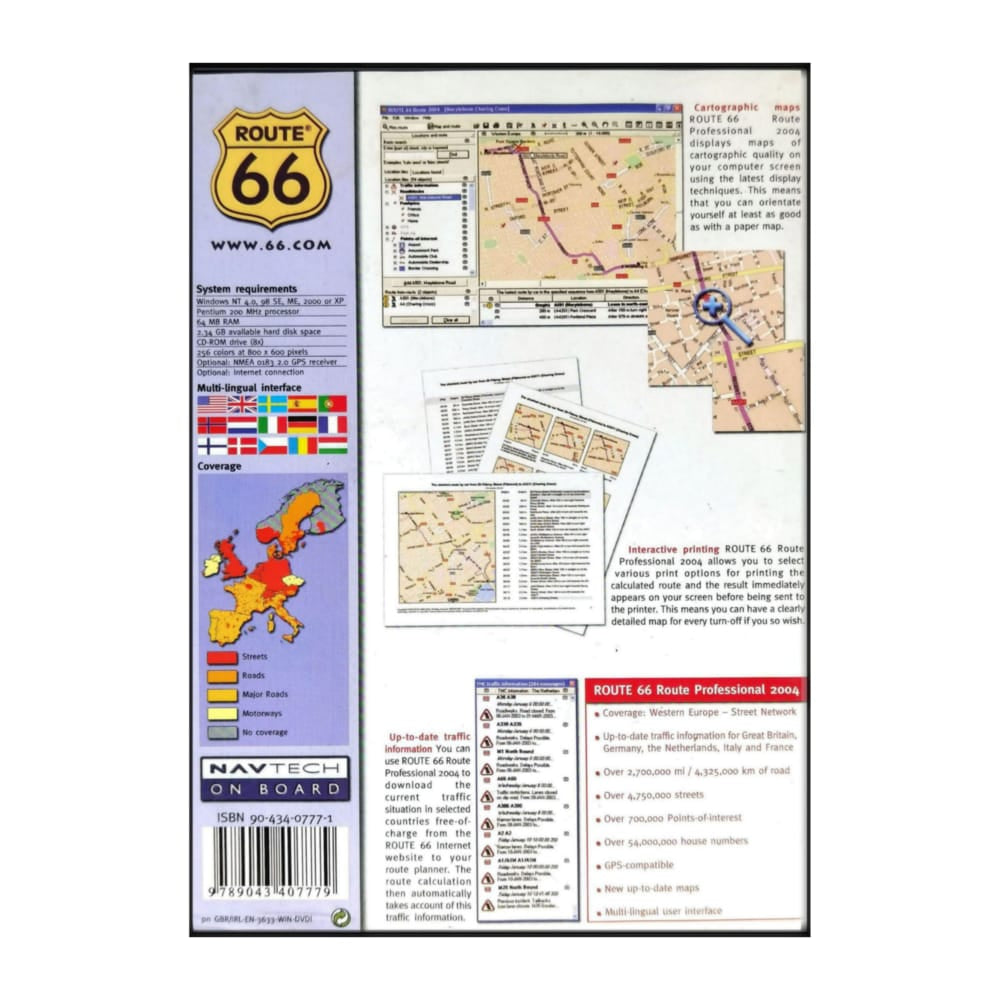 Route Professional: Western Europe 2004