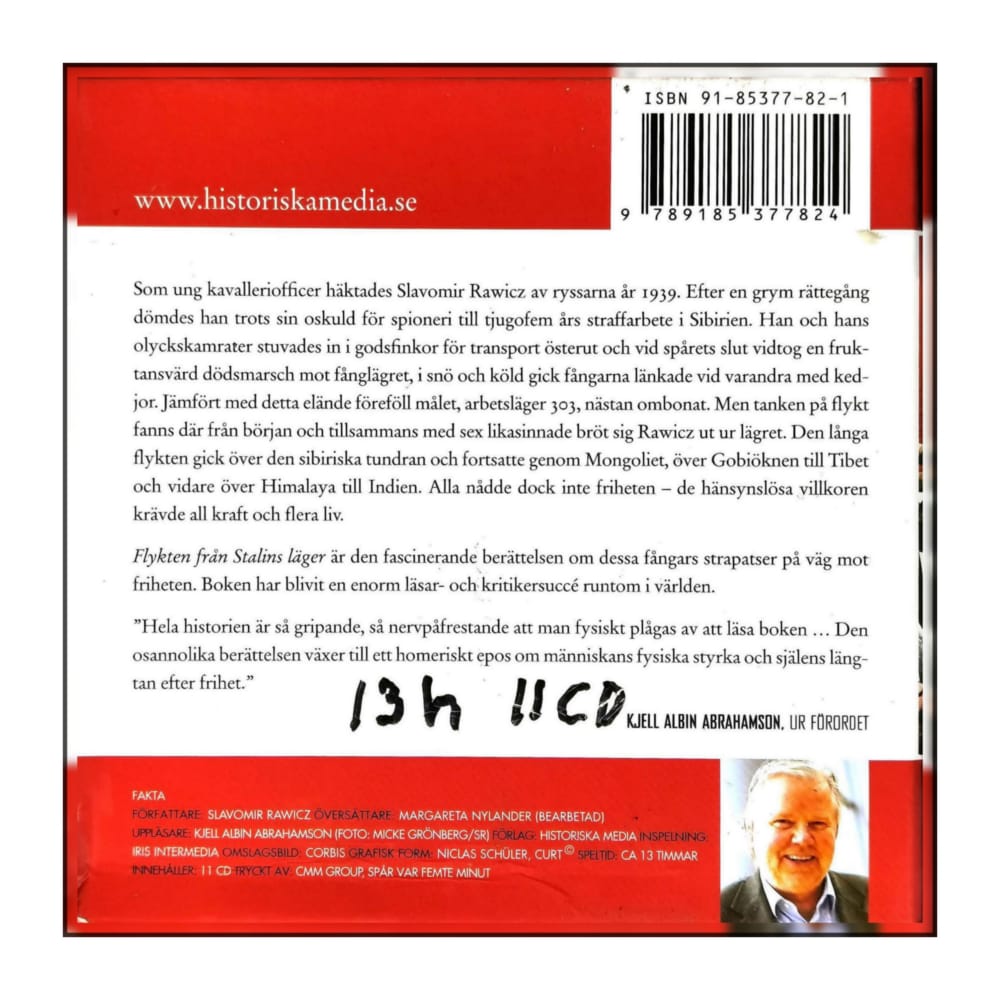 Slavomir Rawicz: Flykten Från Stalins Läger