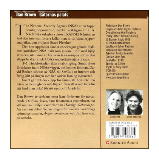 Dan Brown: Gåtornas Palats