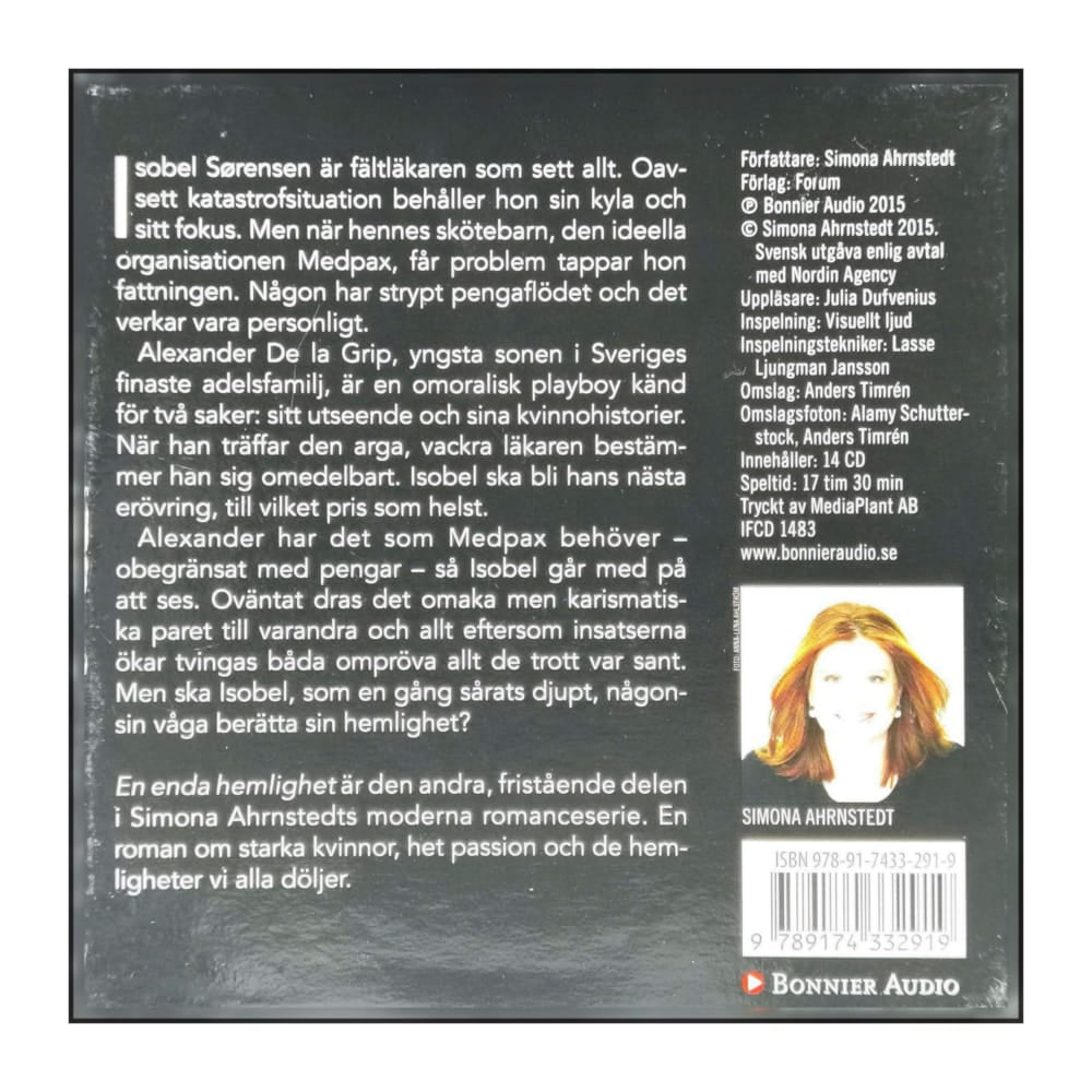 Simona Ahrnstedt: En Enda Hemlighet