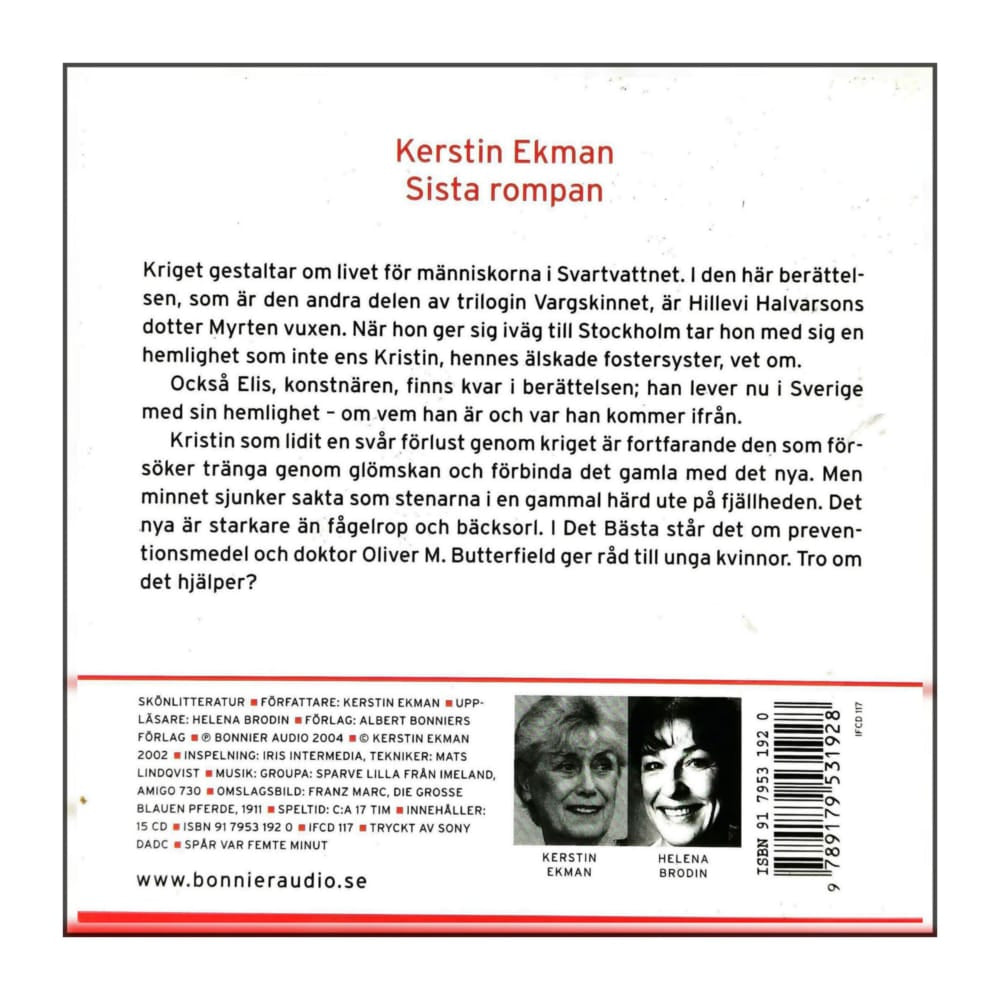 Kerstin Ekman: Sista Rompan