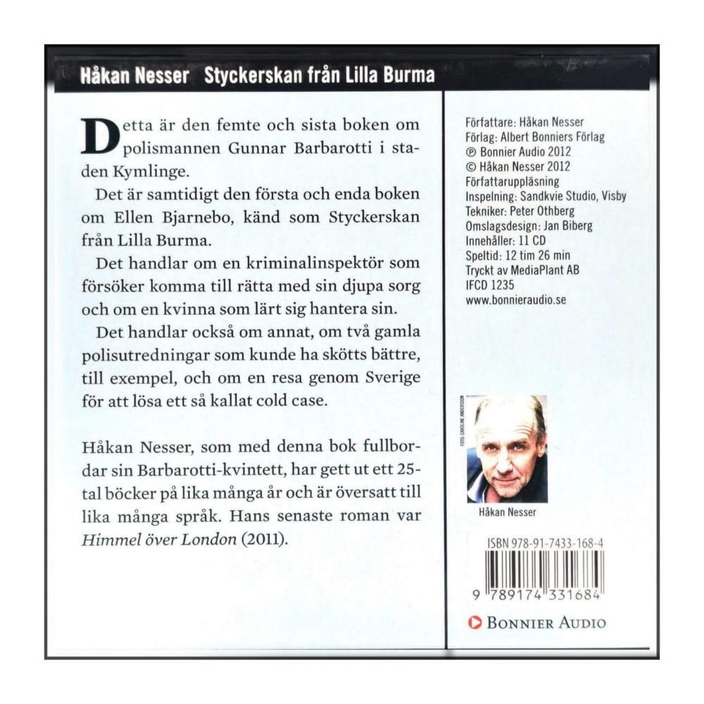 Håkan Nesser: Styckerskan Från Lilla Burma