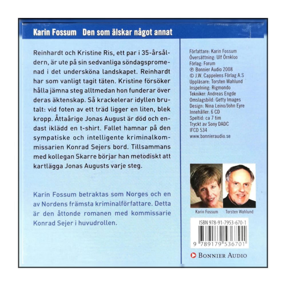 Karin Fossum: Den Som Älskar Något Annat