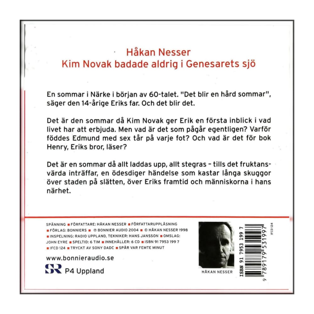 Håkan Nesser: Kim Novak Badade Aldrig I Genesarets Sjö
