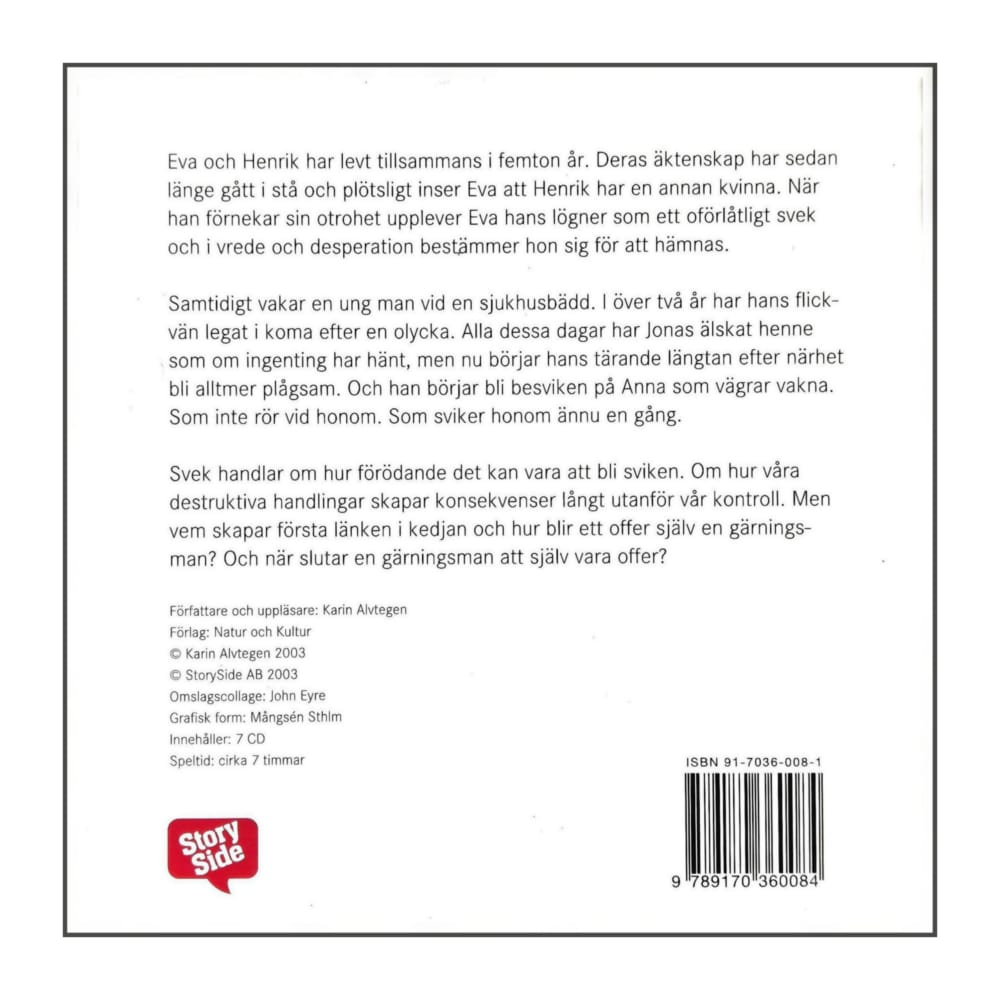 Karin Alvtegen: Svek