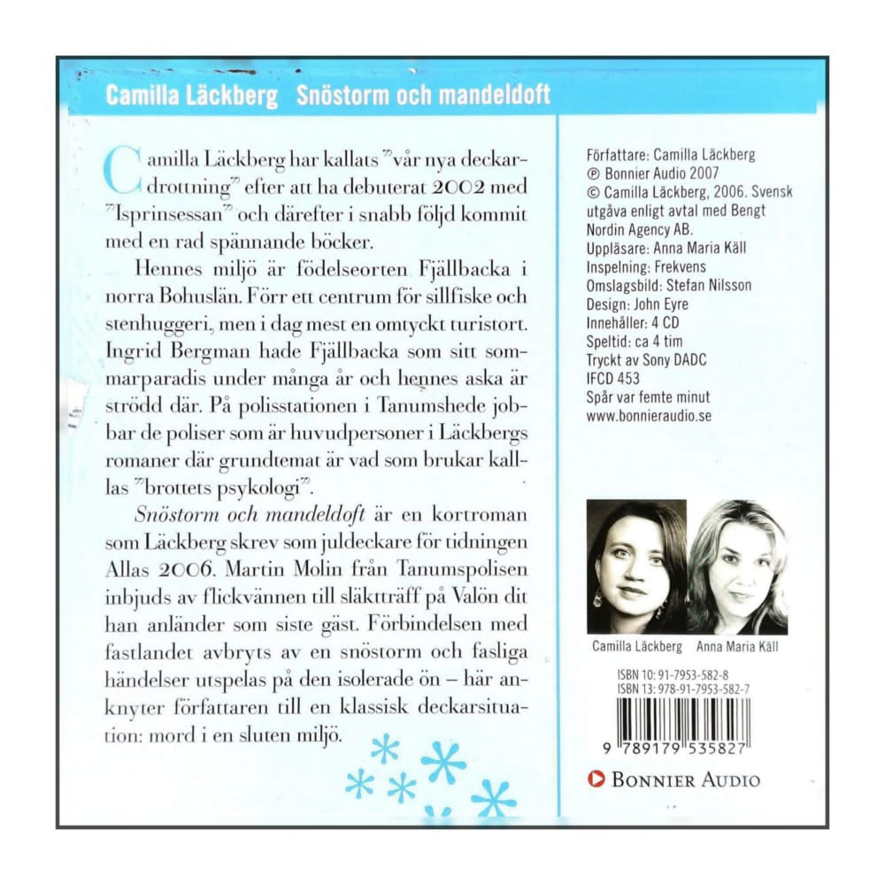 Camilla Läckberg: Snöstorm Och Mandeldoft