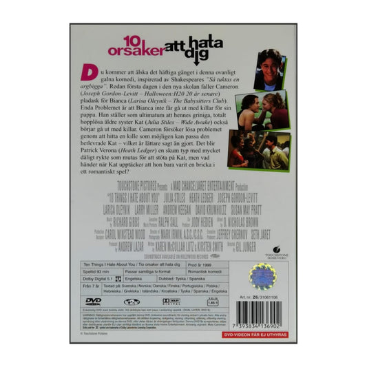 10 Things I Hate About You | 10 Orsaker Att Hata Dig