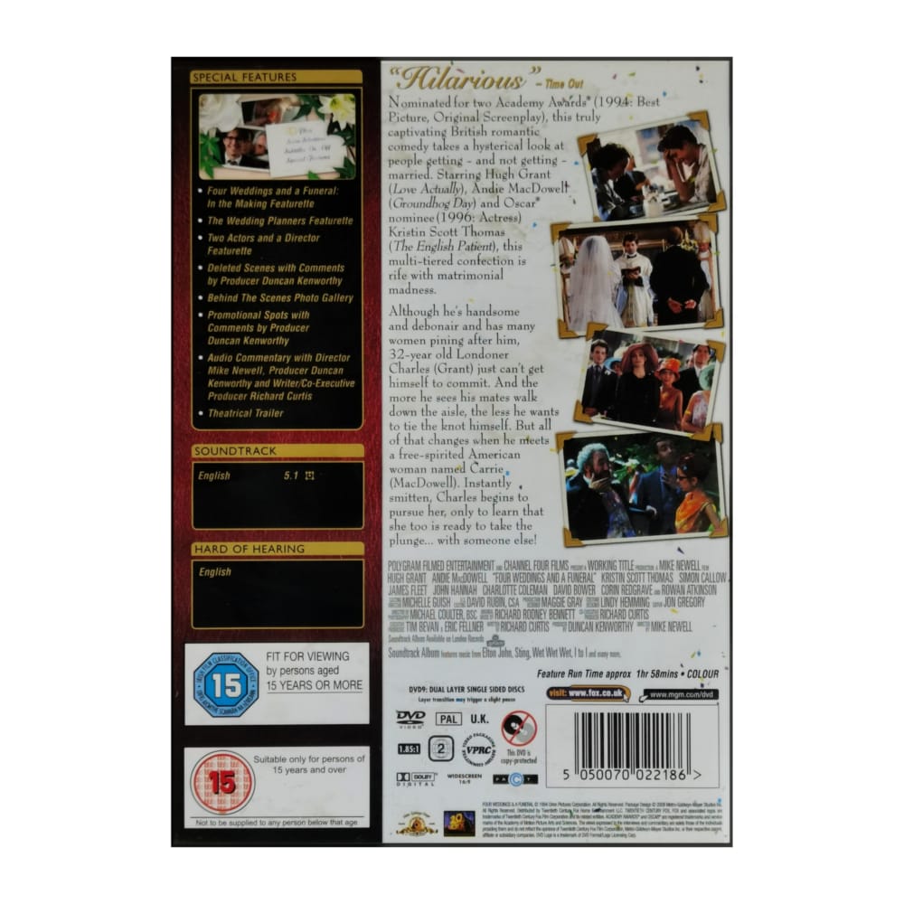 Four Weddings And A Funeral
