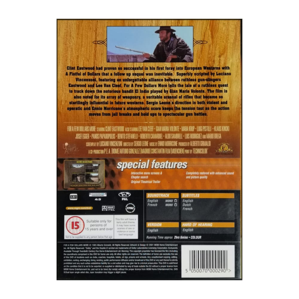 Dollars: For A Few Dollars More