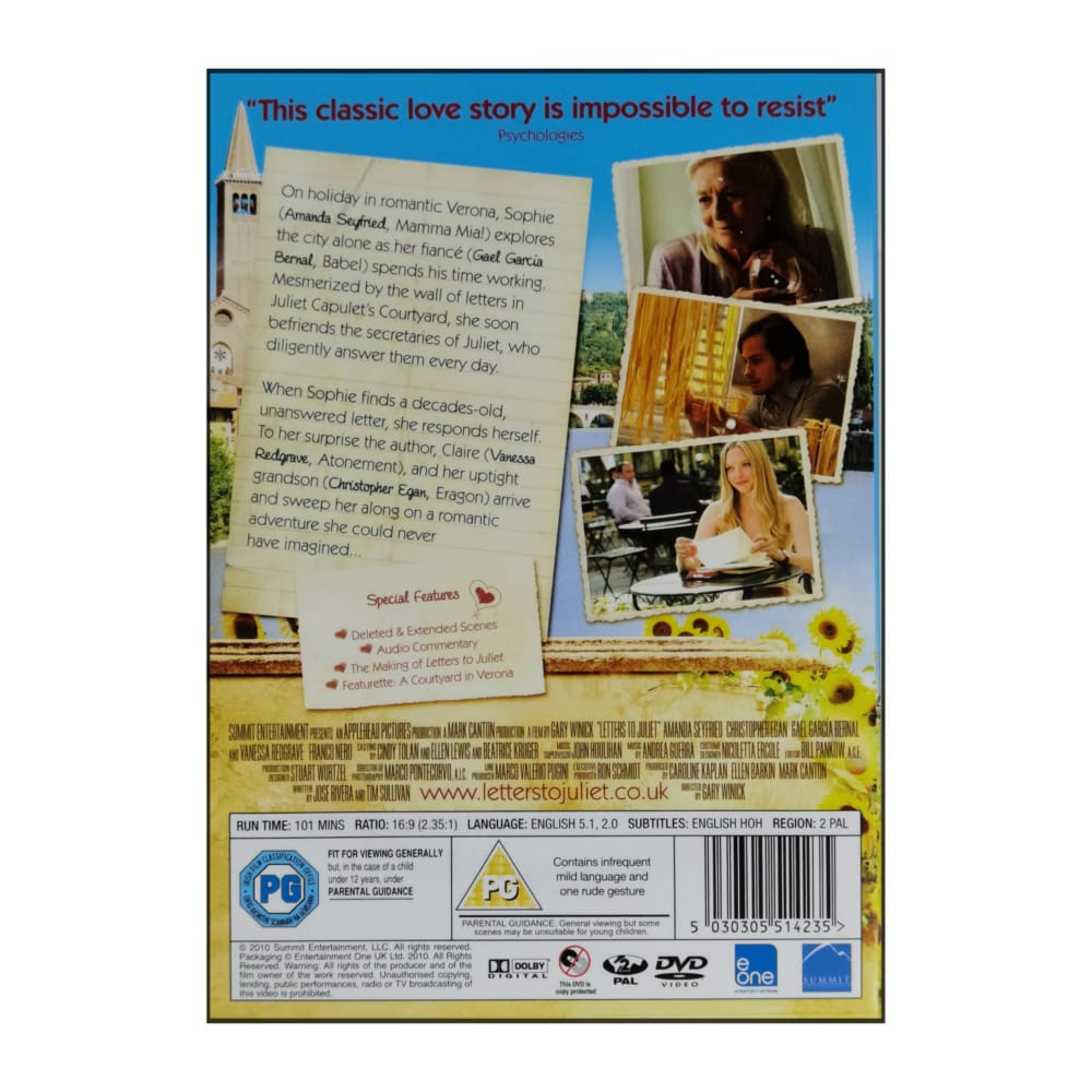 Letters To Juliet