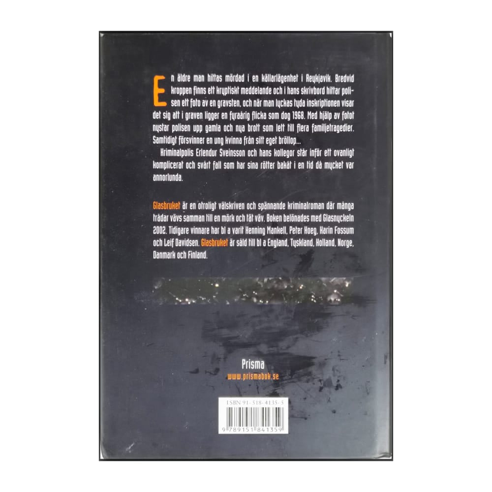 Arnaldur Indriðason: Glasbruket