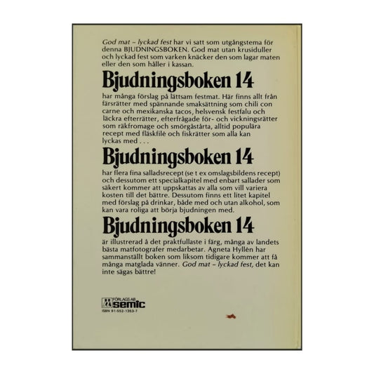 Bjudningsboken God Mat Lyckad Fest