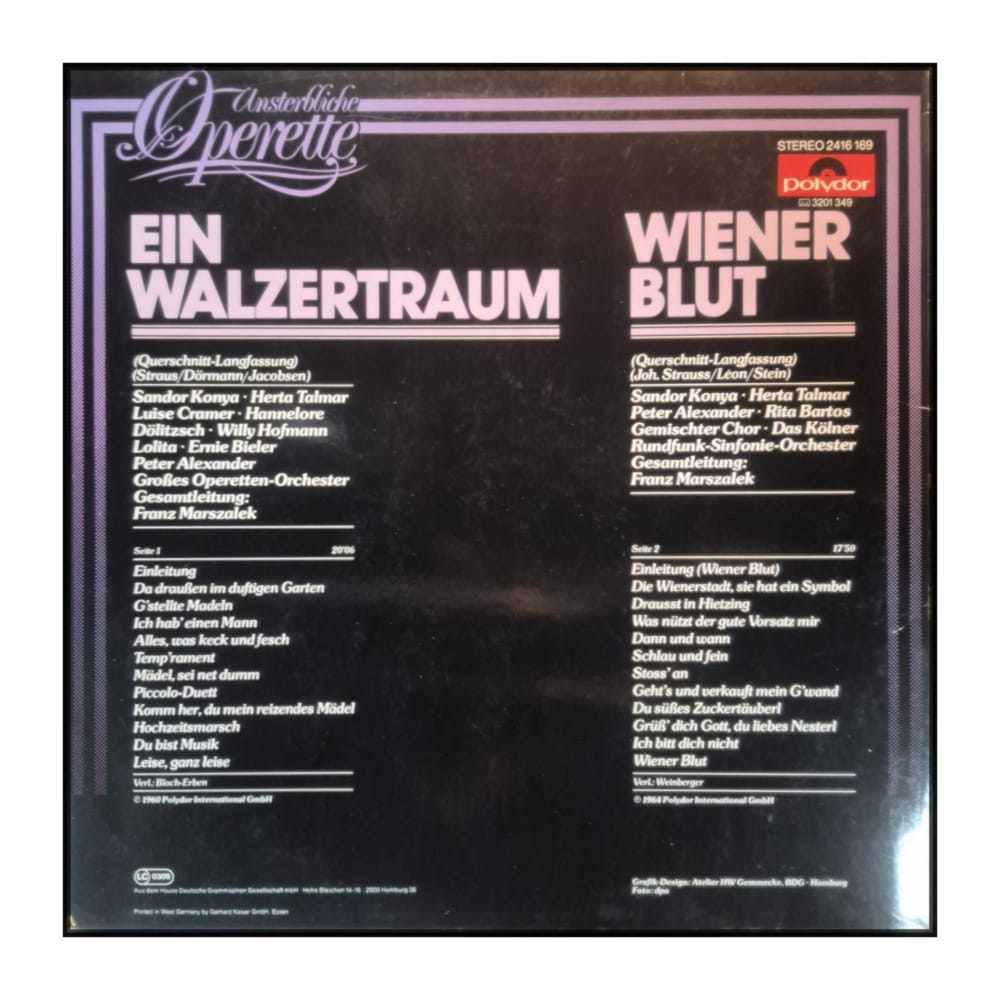 Ein Walzertraum - Wiener Blut (Unsterbliche Operette)