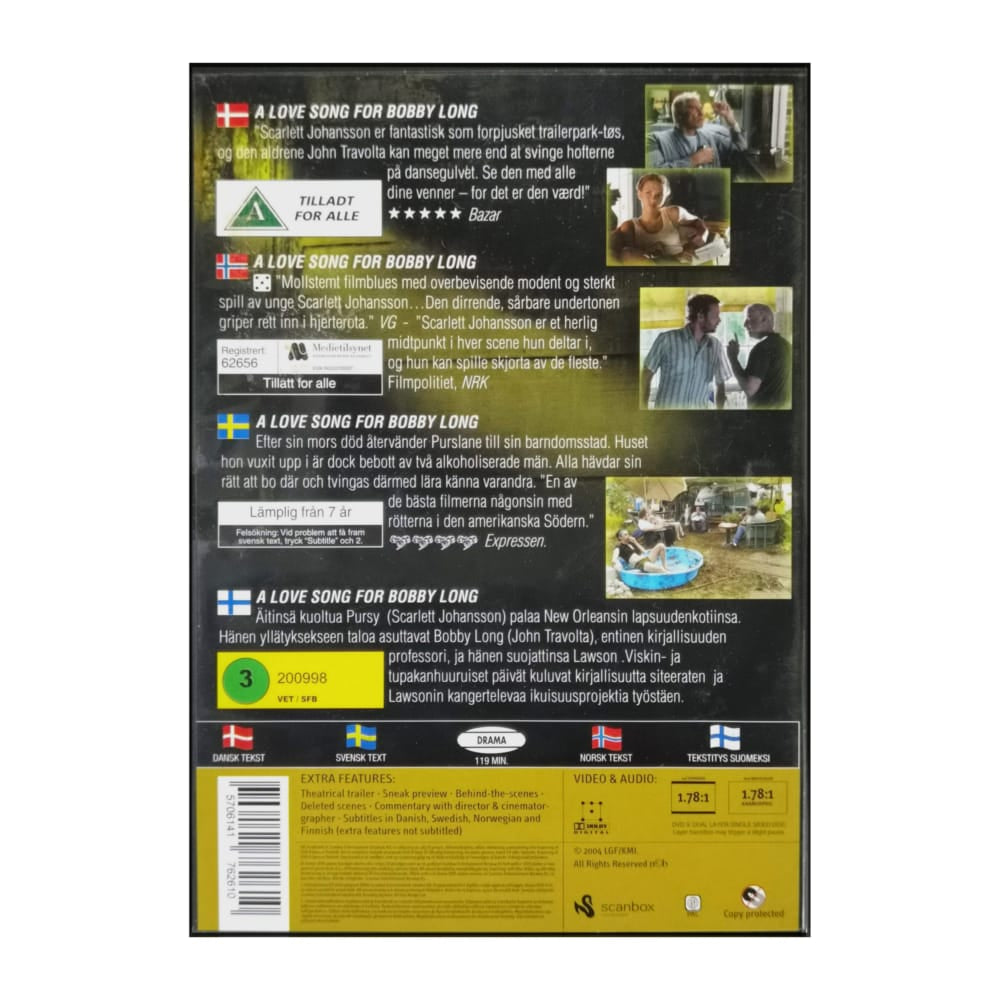 A Love Song For Bobby Long