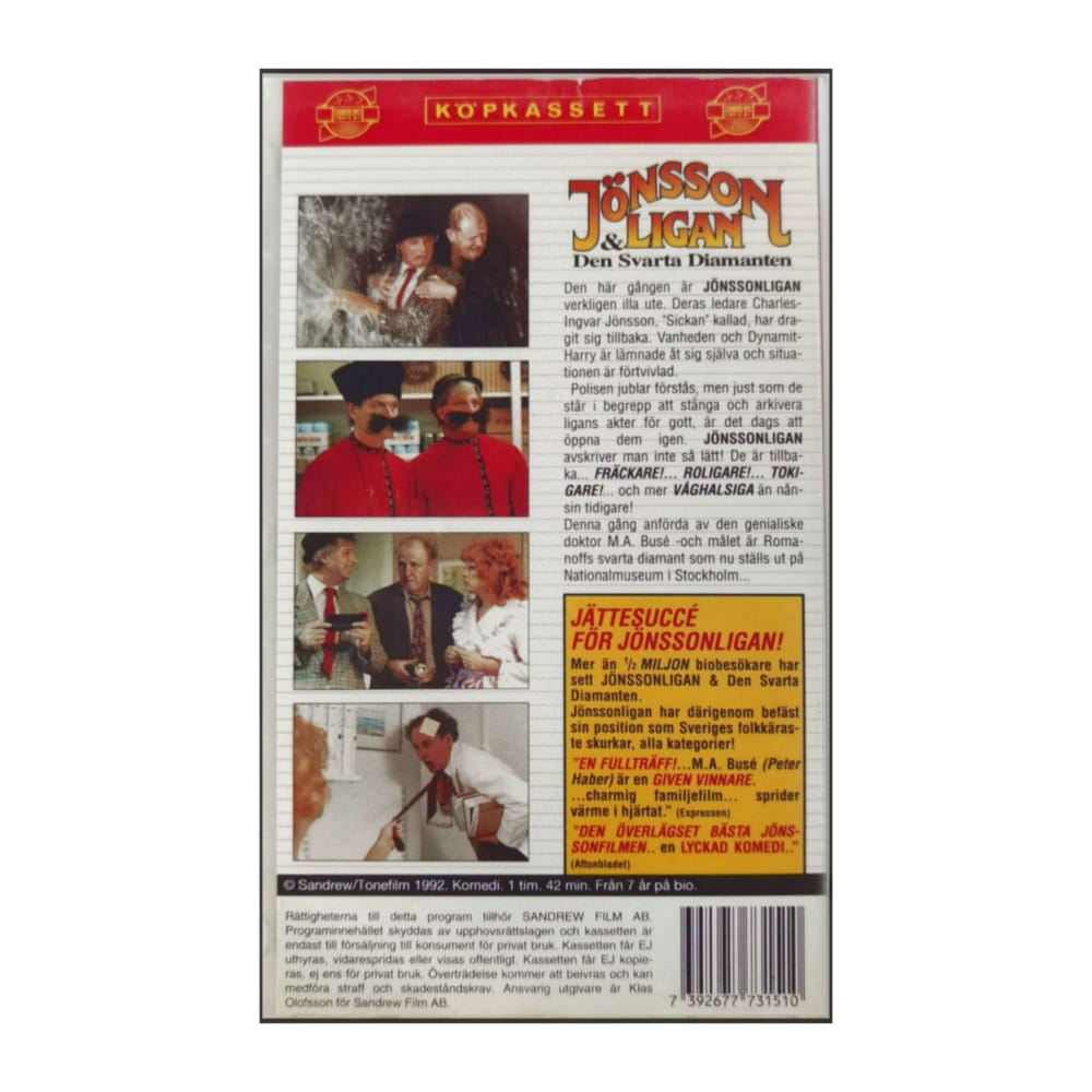 Jönssonligan (1992) Den Svarta Diamanten