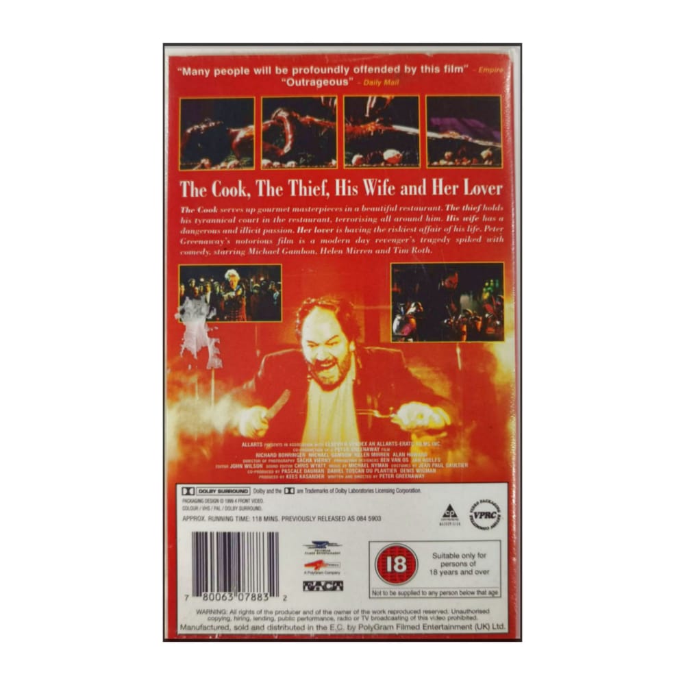 The Cook The Thief His Wife & Her Lover