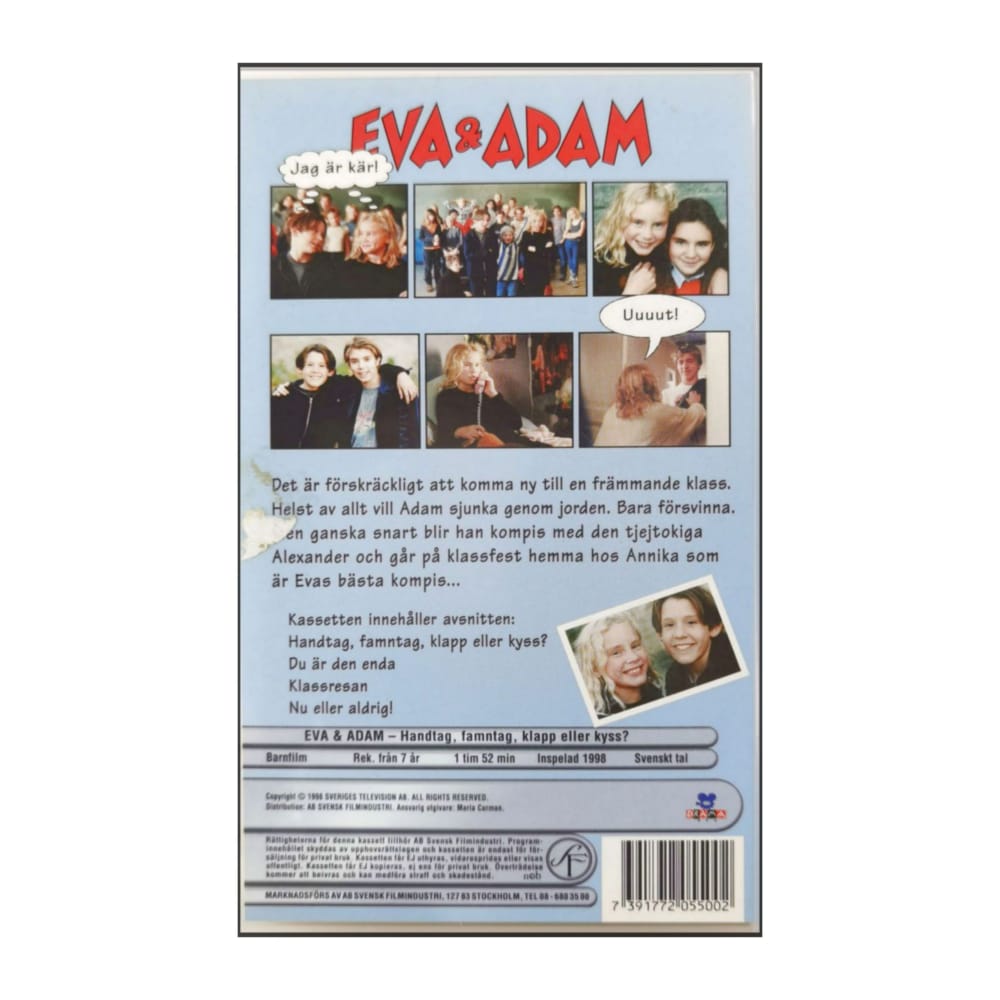 Eva & Adam: Handtag Famntag Klapp Eller Kyss?