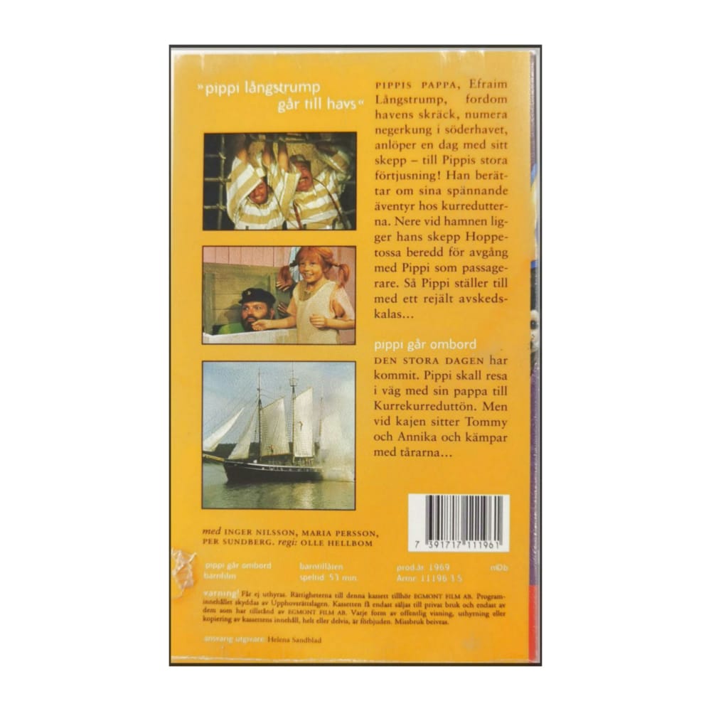 Pippi Långstrump 6 Pippi Går Till Havs