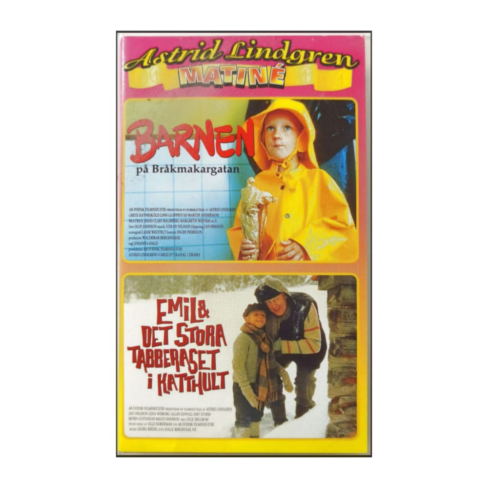 Astrid Lindgren Två Matinéer: Barnen På Bråkmakargatan + Emil