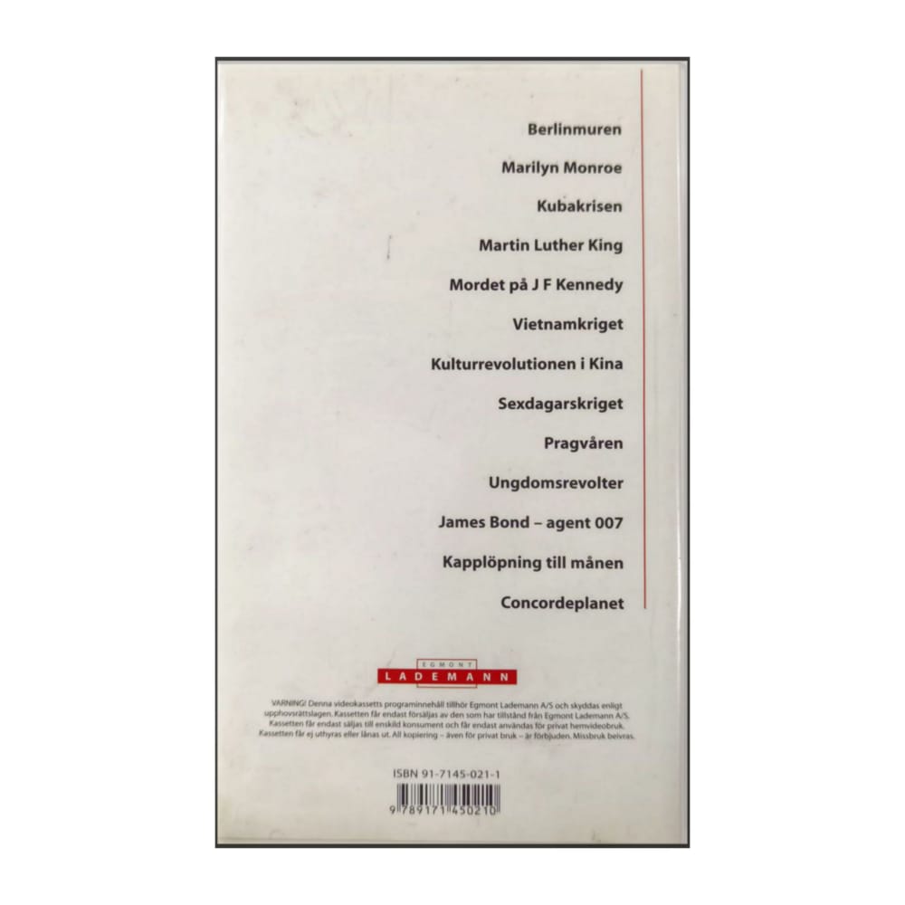 Det 20:E Århundradet 1960-1969