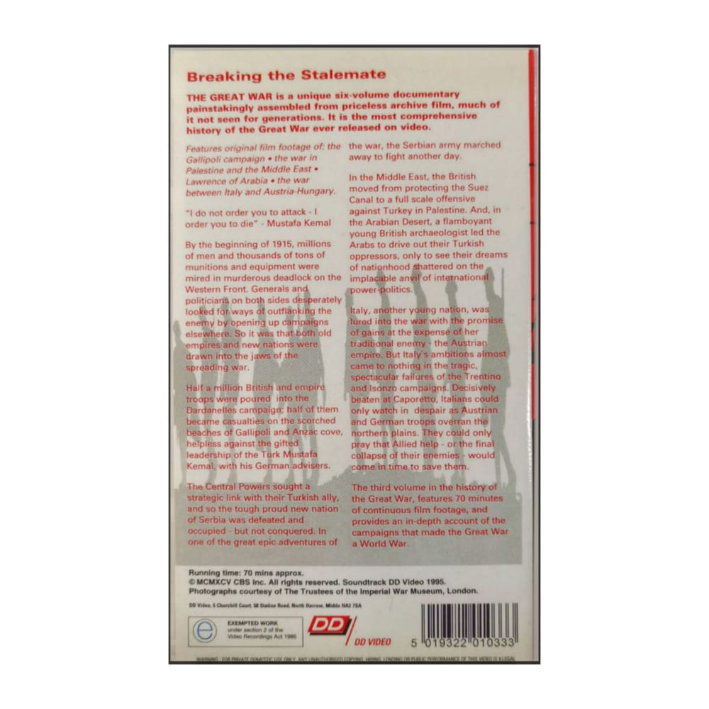 The Great War: Breaking The Stalemate