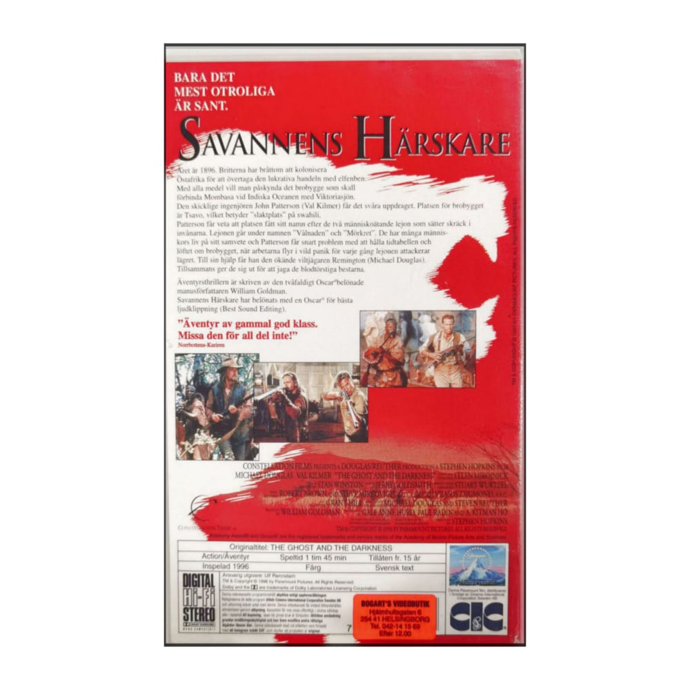 The Ghost And The Darkness | Savannens Härskare