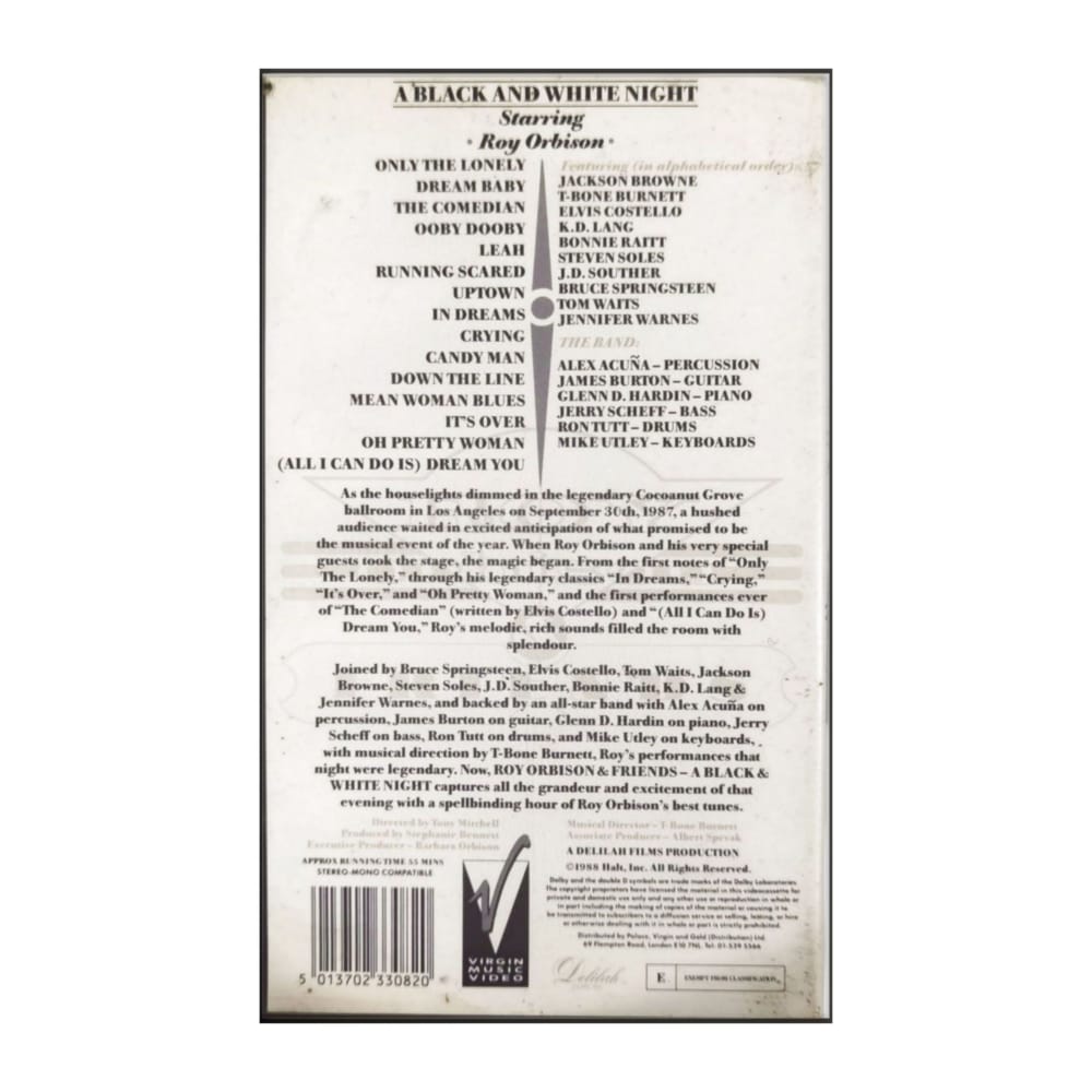 Roy Orbison And Friends: A Black And White Night