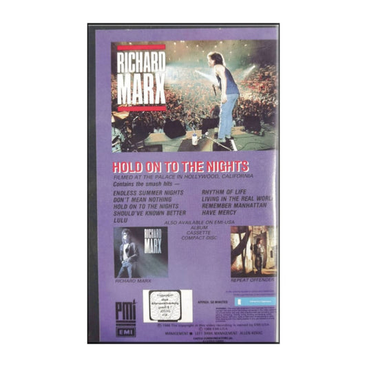 Richard Marx: Hold On To The Nights