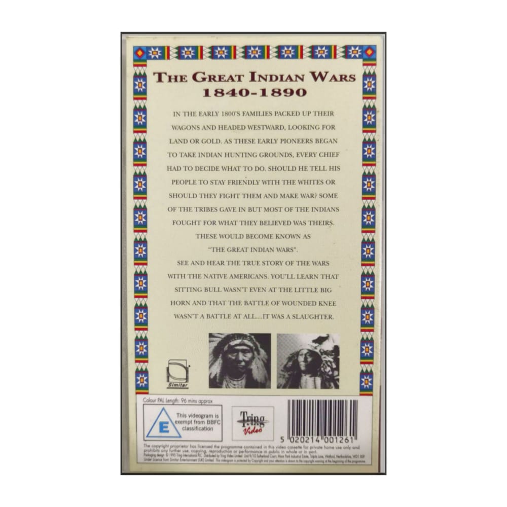 The Great Indian Wars 1840-1890
