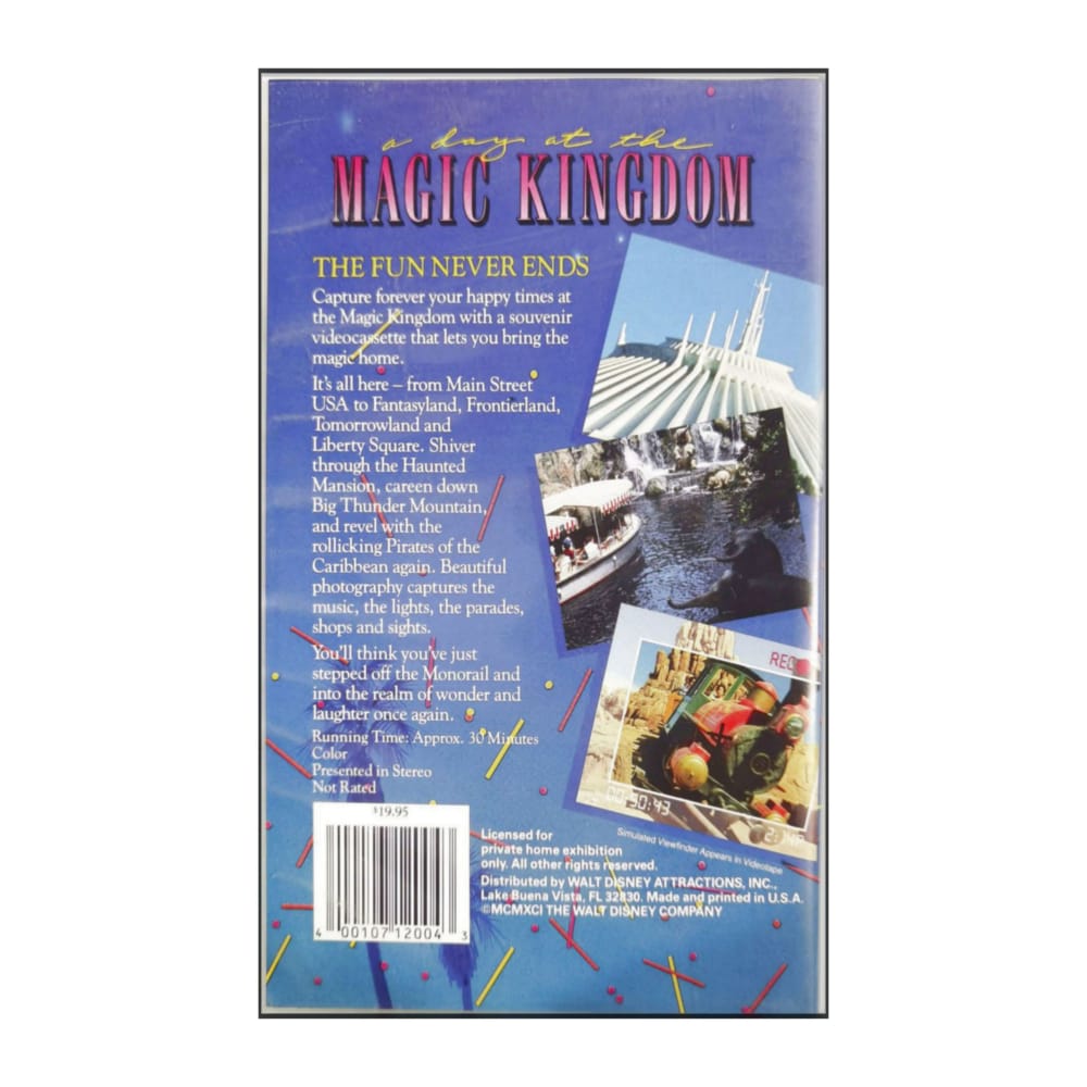 A Day At The Magic Kingdom