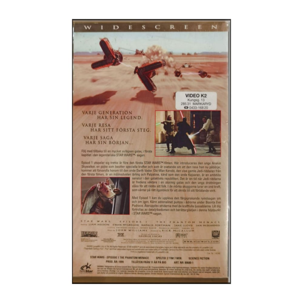 Star Wars 1: Det Mörka Hotet