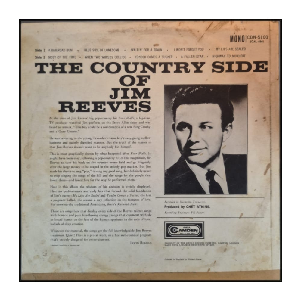 Jim Reeves: The Country Side Of Jim Reeves