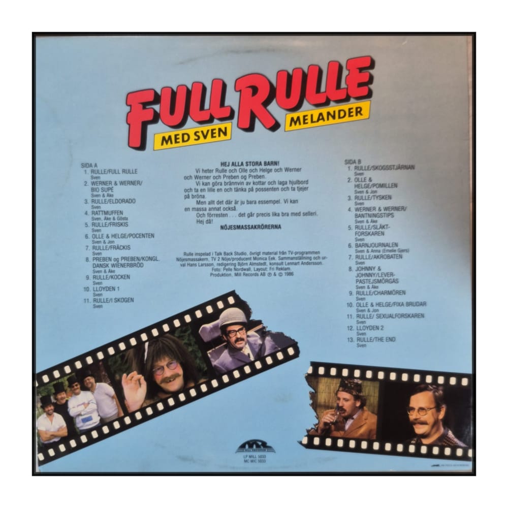 Sven Melander & Åke Cato & Jon Skolmen & Gösta Engström: Full Rulle
