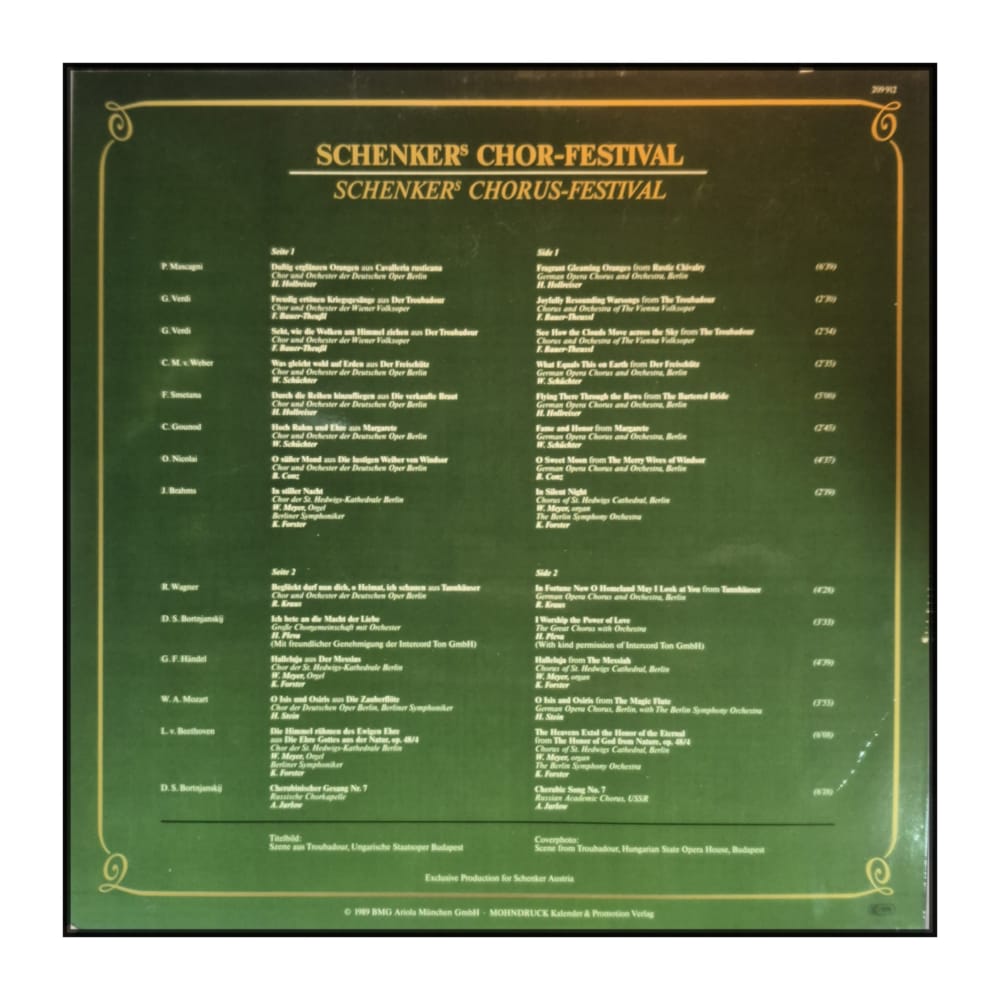 Schenkers Chor Festival