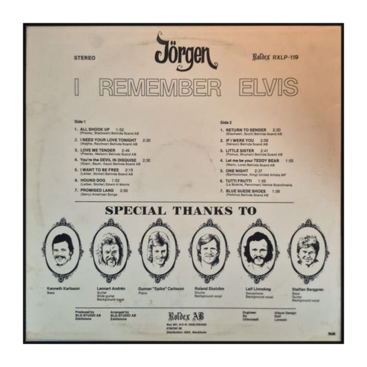 Jörgen: I Remember Elvis