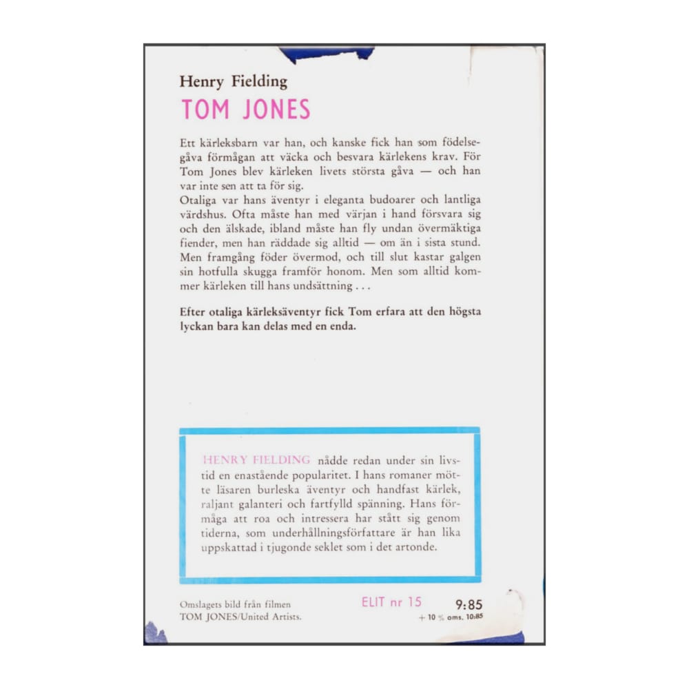 Henry Fielding: Tom Jones