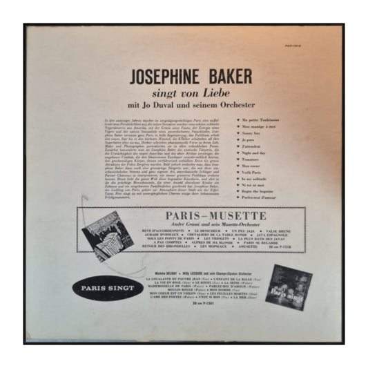 Josephine Baker: Singt Von Liebe