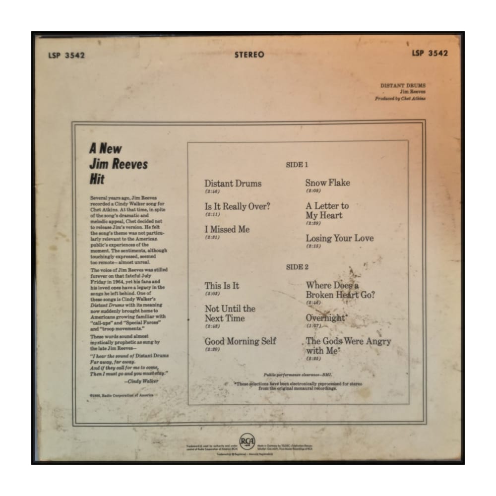 Jim Reeves: Distant Drums
