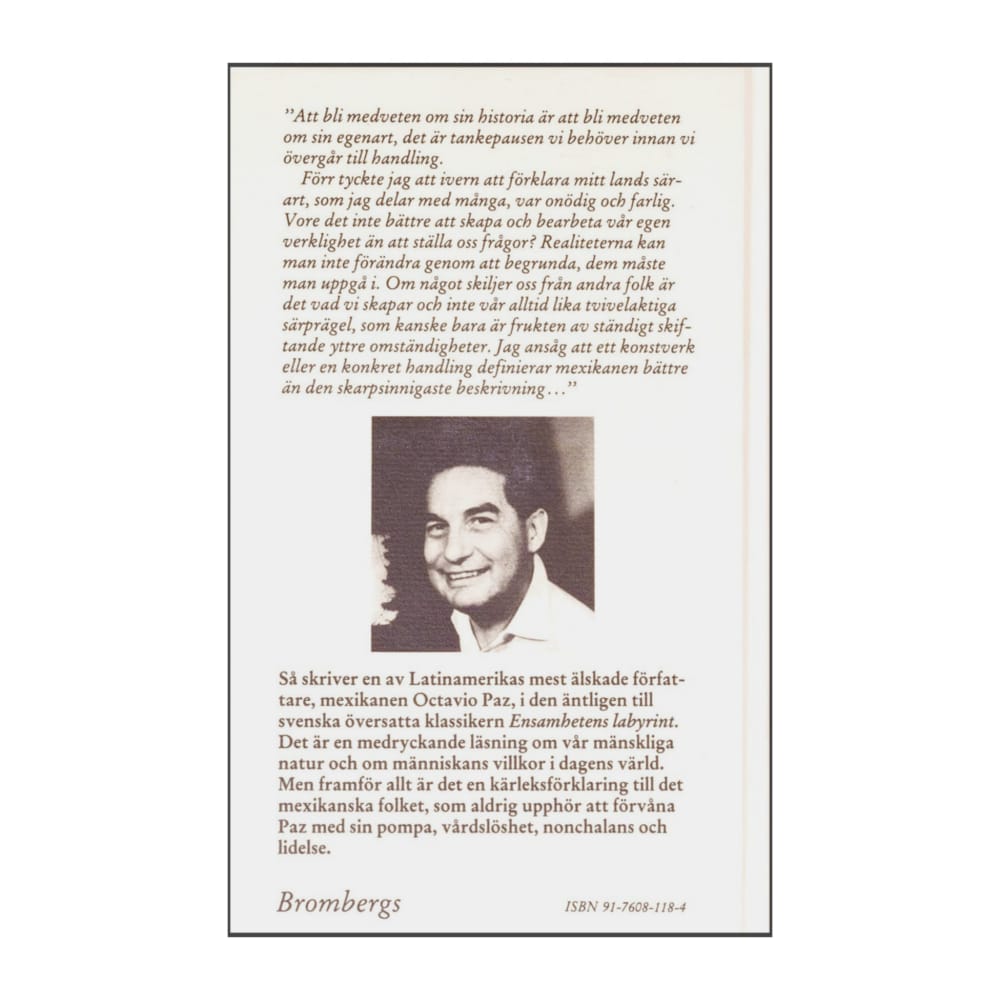 Octavio Paz: Ensamhetens Labyrint