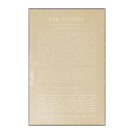 Germain Bazin: Der Louvre
