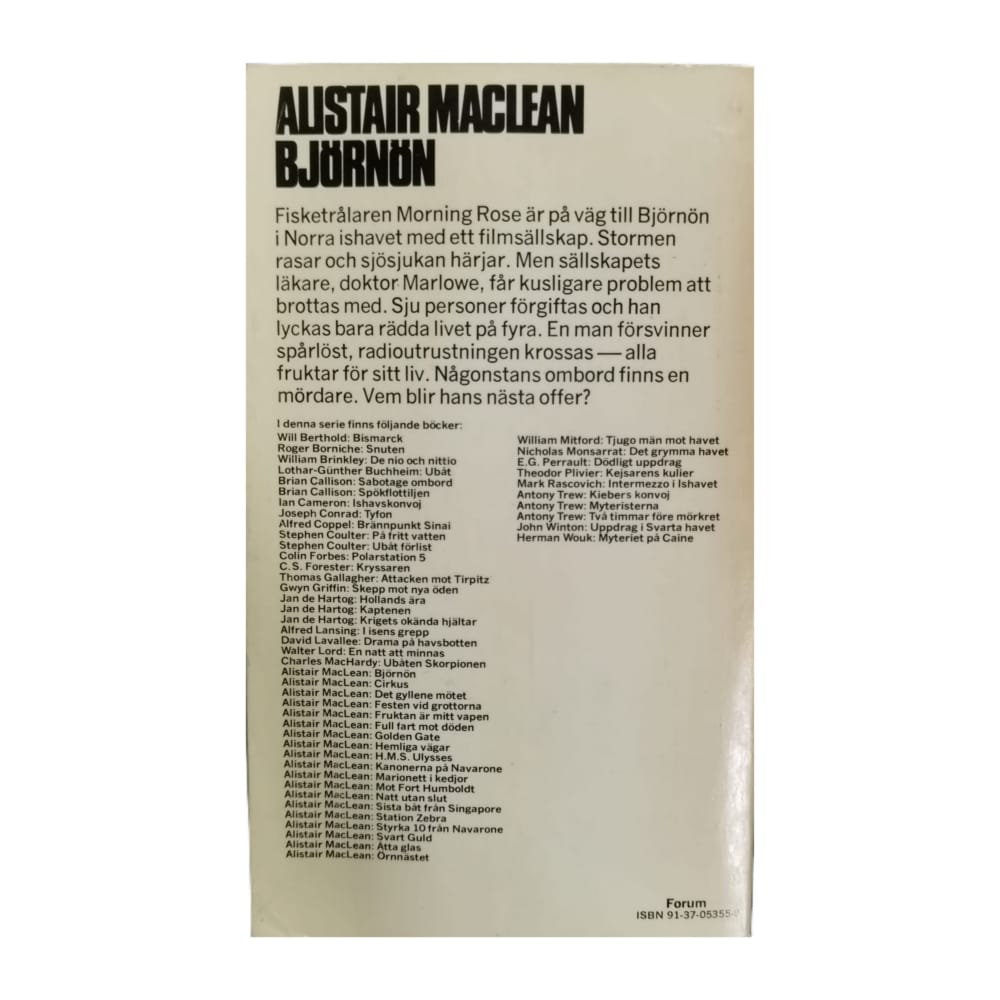 Alistair Maclean: Björnön