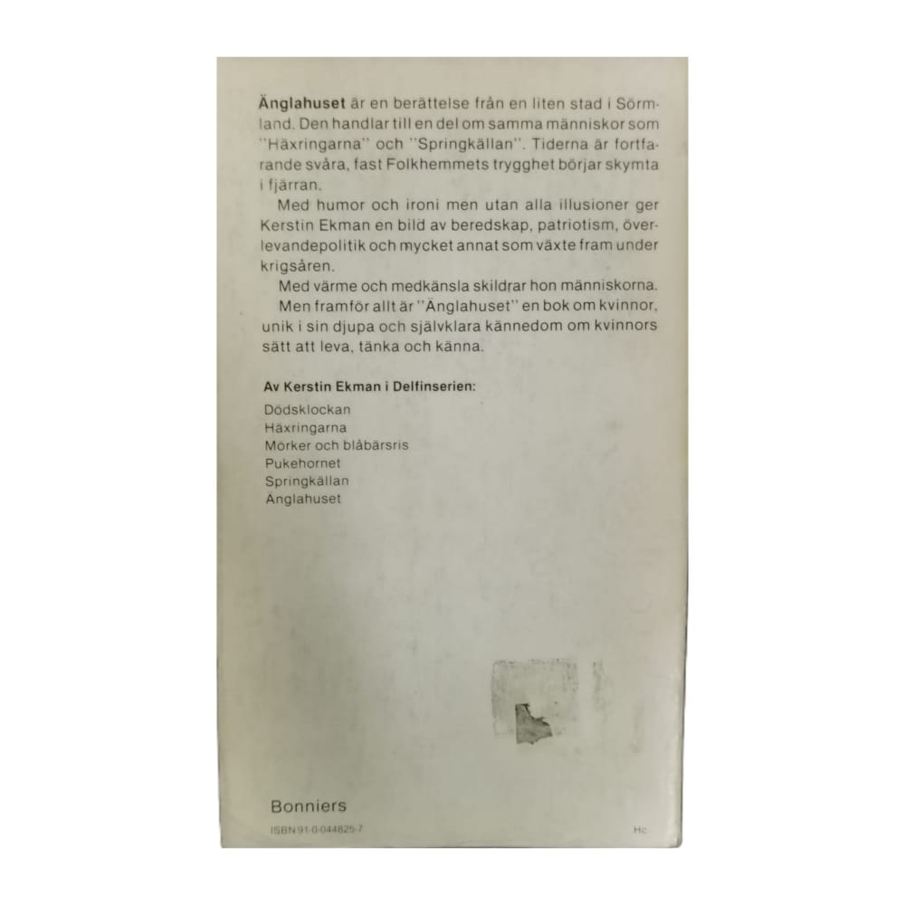 Kerstin Ekman: Änglahuset